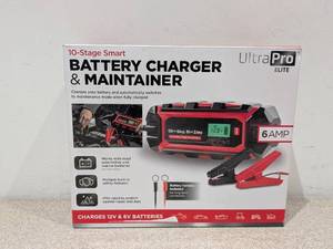 lot 41 image: NEW 10 STAGE SMART BATTERY CHARGER & MAINTAINER