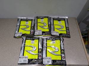 5PKS. BRAND NEW MEDIUM RADWEAR LONG SLEEVE T-SHIRTS HIGH VISIBILITY WORK WEAR