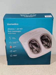 lot 28 image: HOMEDICS SHIATSU  AIR 4.0 FOOT MASSAGER W HEAT