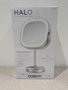 lot 31 image: CONAIR HALO LED RECHARGEABLE MIRROR