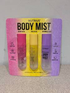 lot 52 image: NUTRIUS BODY MIST (3PK.)