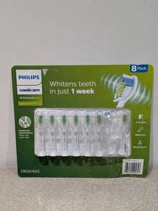 lot 97 image: PHILIPS SONICARE DIAMOND CLEAN REPLACEMENT BRUSH HEADS (8PK.)