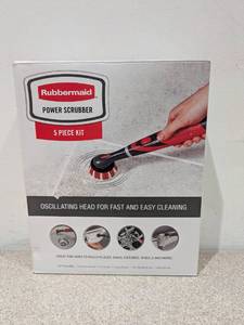 lot 99 image: RUBBERMAID POWER SCRUBBER SET (5PC.)