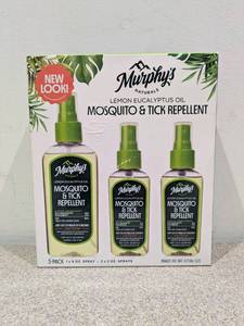 lot 83 image: MURPHYS NATURALS MOSQUITO & TICK REPELLENT (3PK.)