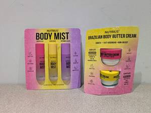 lot 84 image: NUTRIUS BRAZILIAN BODY BUTTER CREAM  BODY MIST