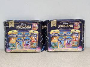 lot 128 image: 2 DISNEY LORCANA TRADING CARD GAMES