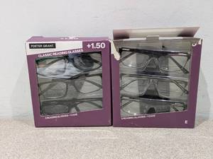 lot 137 image: NEW FOSTER GRANT 1.50 CLASSIC READING GLASSES