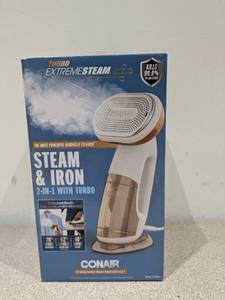 lot 109 image: CONAIR TURBO EXTREME STEAM & IRON 2-IN-1 W TURBO