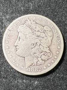 1882-CC US MORGAN SILVER DOLLAR