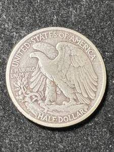 1917 US WALKING LIBERTY HALF DOLLAR VF30