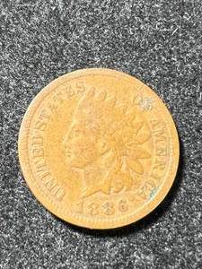 lot 09 image: 1886 TY.1 US INDIAN HEAD CENT