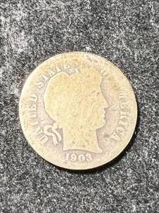 lot 26 image: 1903-S US BARBER DIME (BETTER DATE)
