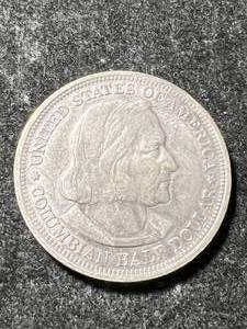 lot 29 image: 1893 US COLOMBIAN EXPO HALF DOLLAR
