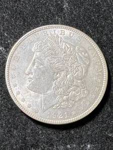 lot 46 image: 1921 US MORGAN SILVER DOLLAR