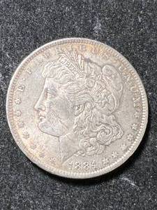 lot 83 image: 1884-O US MORGAN SILVER DOLLAR