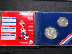 lot 96 image: WORLD CUP 94 US BOSTON COIN SET