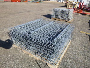 lot 5 image: 15 Pallet Racking 46 X 42 Wire Decks