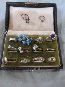 lot 79 image: Case of 14 Rings
