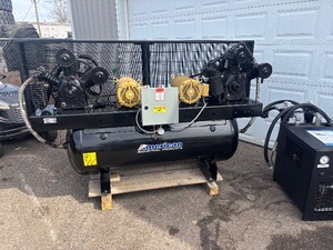 American Industrial Products 120Gallon Compressor & Dryer...LIKE NEW