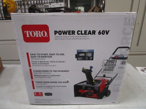 lot 15 image: (New-Unused) Toro Power Clear 60v Snowblower