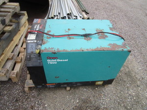 lot 17 image: Onan 7500 Quiet Diesel Generator