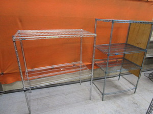lot 60 image: (2) Metro NSF Racking 24x36x63 & 24x48x55