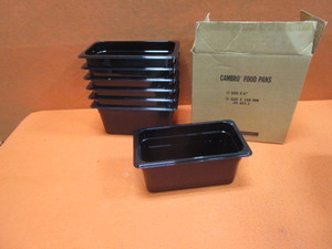 lot 95 image: (7) (New) Cambro 13 x 6 Food Pans