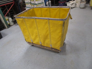 lot 151 image: Rolling Laundry Cart 29x41x37