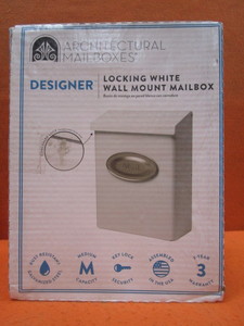 lot 214 image: Locking Wall Mount Mailbox