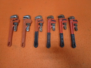 lot 251 image: (6) 8 Pipe Wrenches