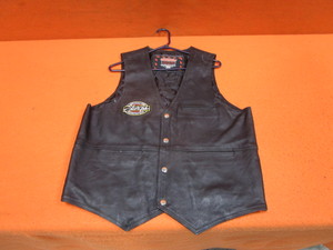 lot 262 image: Sturgis Leather Vest mens L