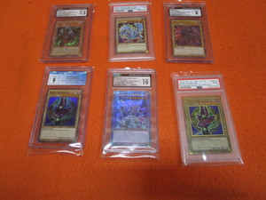 lot 280 image: Graded Konami Yu-Gi-Oh Trading Cards