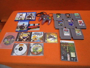 lot 290 image: Nintendo Games, Controller, PS4 Games, PC Games