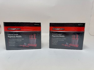 lot 3 image: Snap On Tools Custom Popsicle Molds Set Of 6 Hex Shaped Wrench Handle - NIB