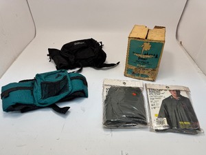 lot 21 image: Pump, Pancho, Pouch