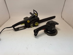 lot 66 image: Buffer and Chainsaw