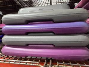lot 8 image: Lot of 4 The Step Original Health Club Aerobic Step Riser