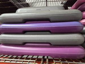 lot 10 image: Lot of 4 The Step Original Health Club Aerobic Step Riser.