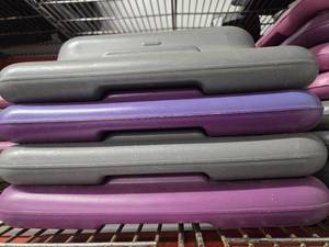 lot 15 image: Lot of 4 The Step Original Health Club Aerobic Step Riser.