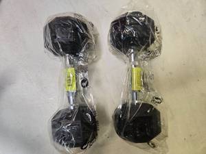 lot 18 image: Pair of 12LB Ignite Hex Dumbbell (New)