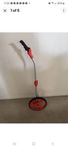 lot 22 image: Lufkin Folding 12 Professional SAE Measuring Wheel - PSMW48 ( Used, Like New)