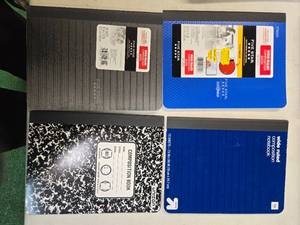 lot 55 image: Four Composition Notebooks