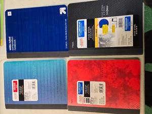 lot 56 image: Four Composition Notebooks