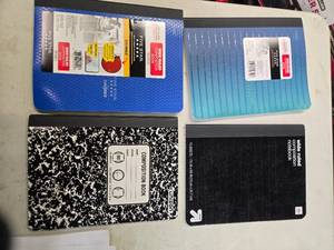 lot 57 image: Four Composition Notebooks