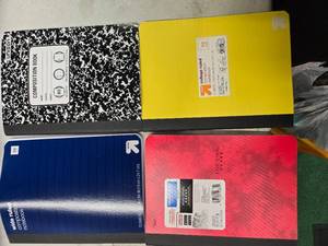 lot 60 image: Four Composition Notebooks