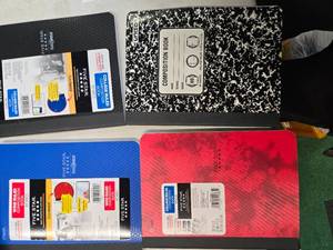 lot 61 image: Four Composition Notebooks