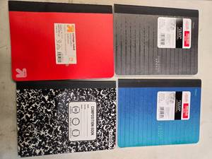 lot 63 image: Four Composition Notebooks