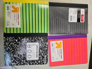 lot 64 image: Four Composition Notebooks