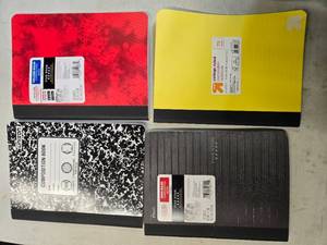 lot 69 image: Four Composition Notebooks