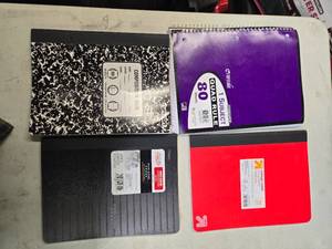 lot 70 image: Four Composition Notebooks
